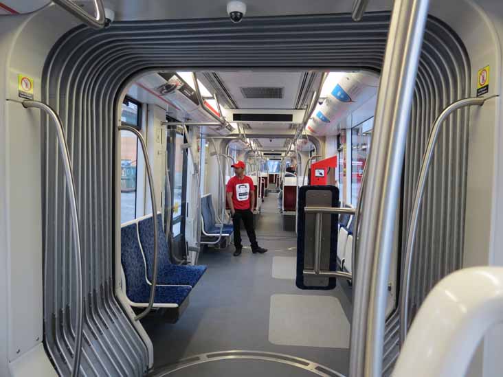 TTC Bombardier Flexity interior